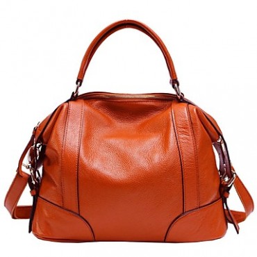   Hot Sale Woman Cowhide Handbag Lady Real Leather Shoulder Bag  