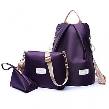 Fashion Women's Backpack Handbag Purse Waterproof Three-piece Suit Casual Handbag Shoulder Bag Woman Travel Bag  