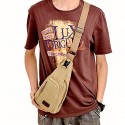 Young People's Bags  2016 Large Size Canvas Sports/Outdoor Shoulder Bag-Brown/Black/Blue/Khaki/Gray  