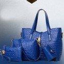   Women PU Barrel Shoulder Bag / Tote - White / Blue / Brown / Black / Burgundy  