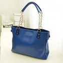 Women-Casual / Office & Career / Shopping-PU-Tote-Blue / Red / Black  